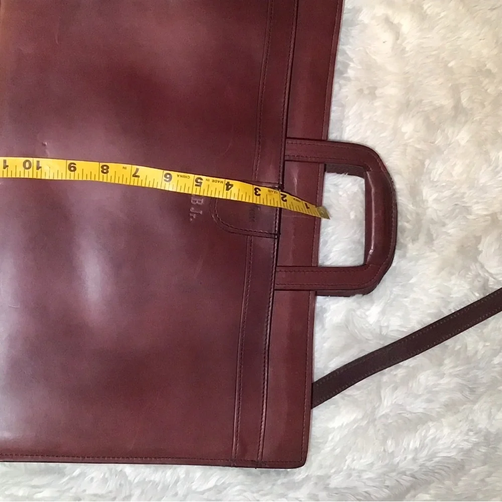 Hartmann vintage brown leather briefcase